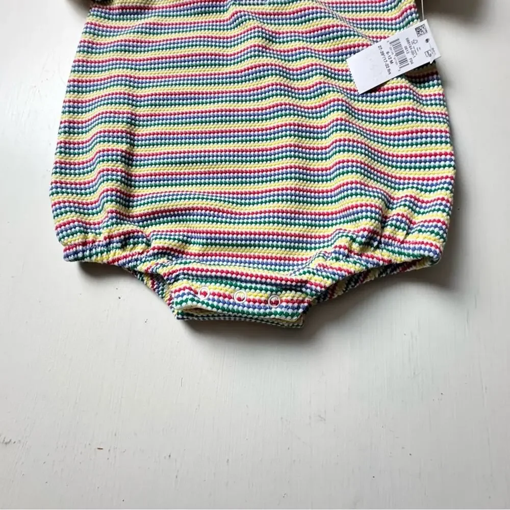 Old Navy Baby Short Sleeve Knit Snap Closure Onesie NWT  Sz 6-12 M
